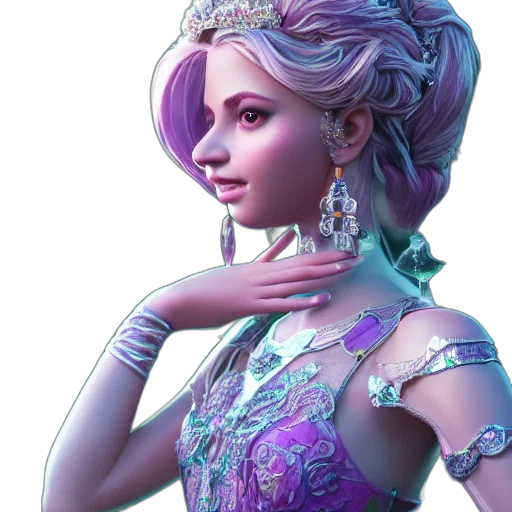 crown, jewelry, dress, face transparent PNG cut-out