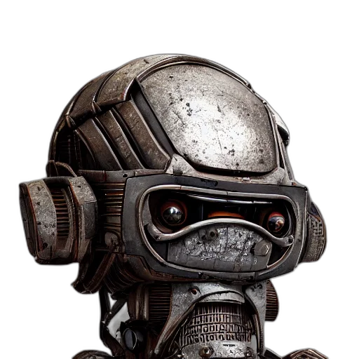 robot, mask, face, creature transparent PNG cut-out