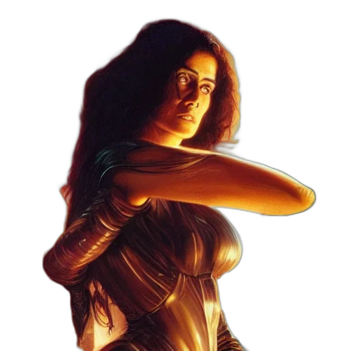 comic book art, concept art, fantasy art, photorealistic transparent PNG cut-out
