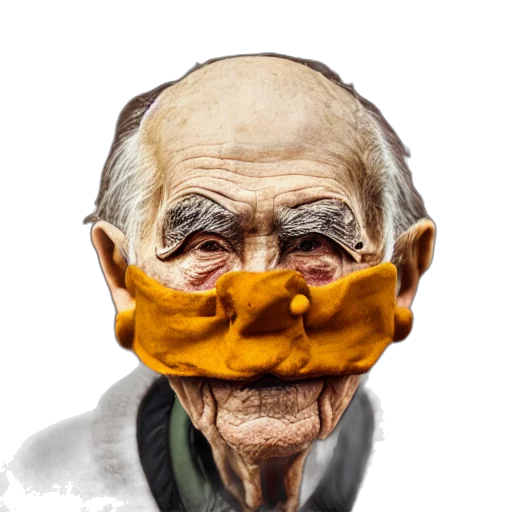 mask, face, staff, photorealistic transparent PNG cut-out