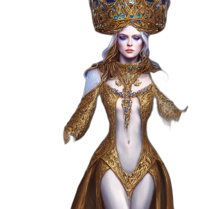 crown, jewelry, fantasy art, concept art transparent PNG cut-out