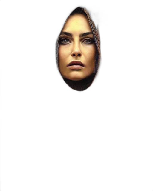 face, mask, hair, hat transparent PNG cut-out