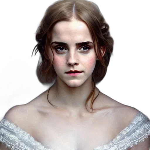 dress, face, crown, hair transparent PNG cut-out