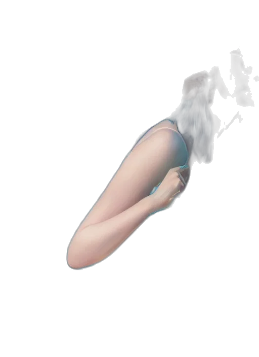 shoes, mask, face, hair transparent PNG cut-out