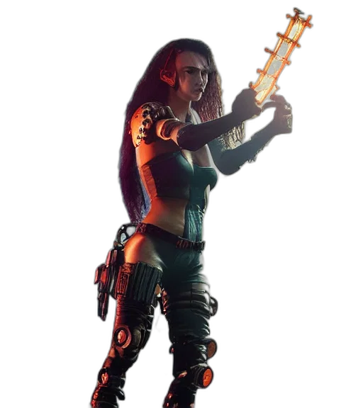 staff, weapon, robot, sword transparent PNG cut-out