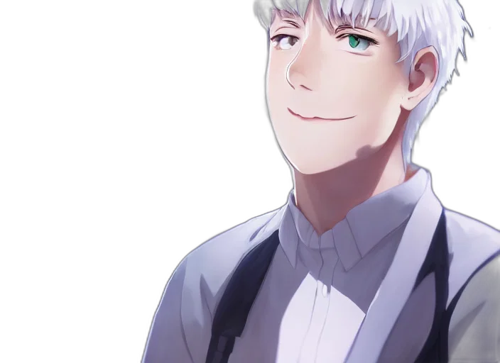 robot, face, staff, creature transparent PNG cut-out
