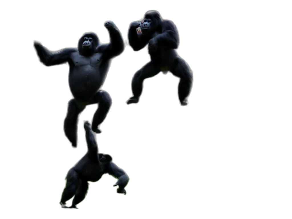 creature, animal, mask, 3d render transparent PNG cut-out
