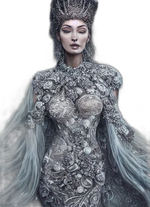 dress, jewelry, robot, crown transparent PNG cut-out