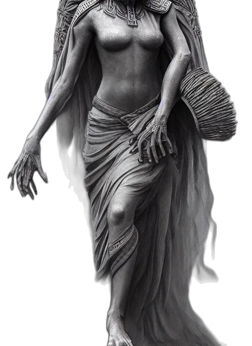 creature, dress, photorealistic, fantasy art transparent PNG cut-out
