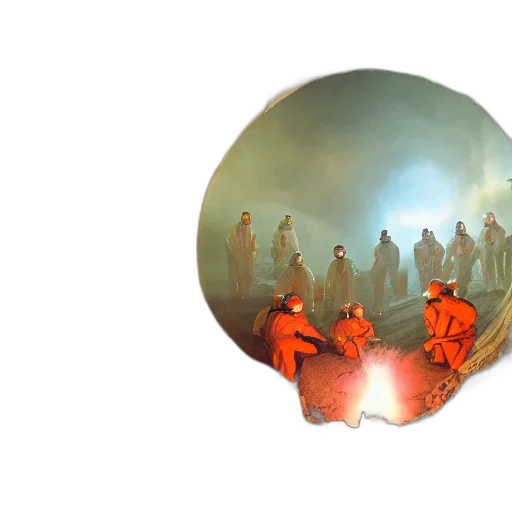 staff, umbrella, mask, concept art transparent PNG cut-out
