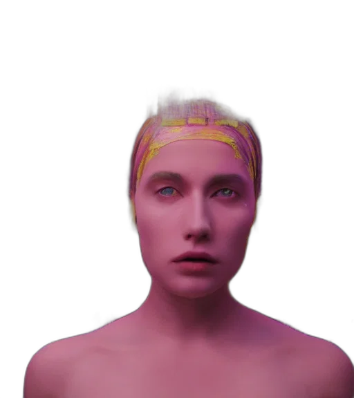 face, mask, creature, crown transparent PNG cut-out