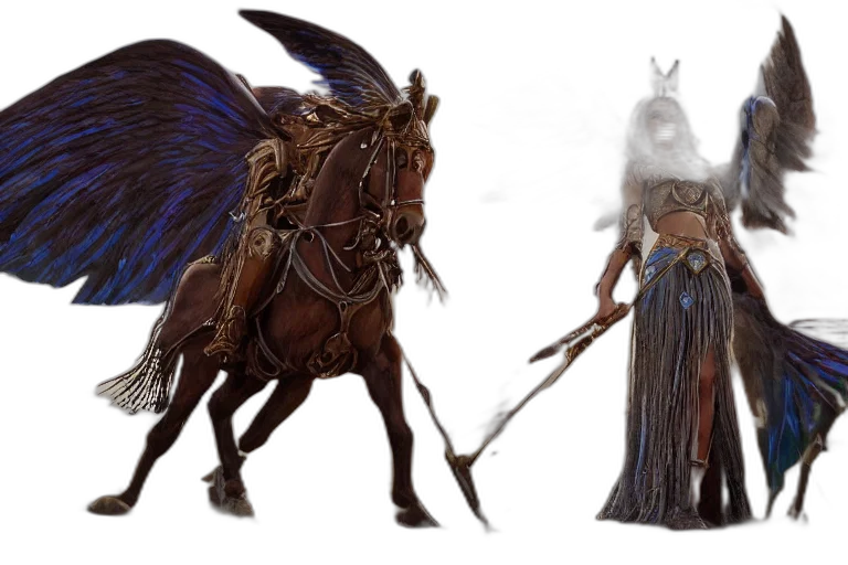concept art, fantasy art, 3d render, photorealistic transparent PNG cut-out