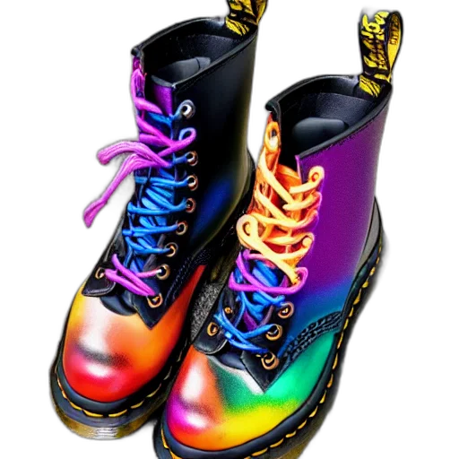 shoes, photorealistic, cyberpunk, concept art transparent PNG cut-out