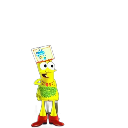 staff, robot, hat, animal transparent PNG cut-out