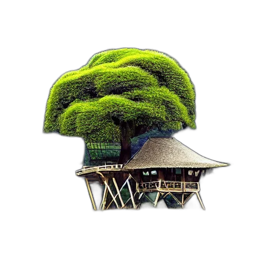 hat, tree, crown, staff transparent PNG cut-out