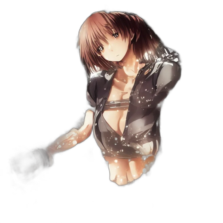 dress, weapon, staff, robot transparent PNG cut-out