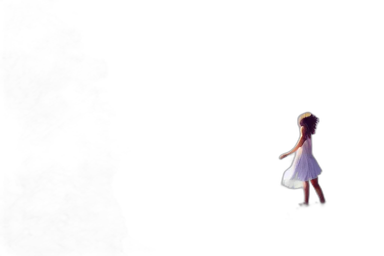 dress, creature, hair, robot transparent PNG cut-out