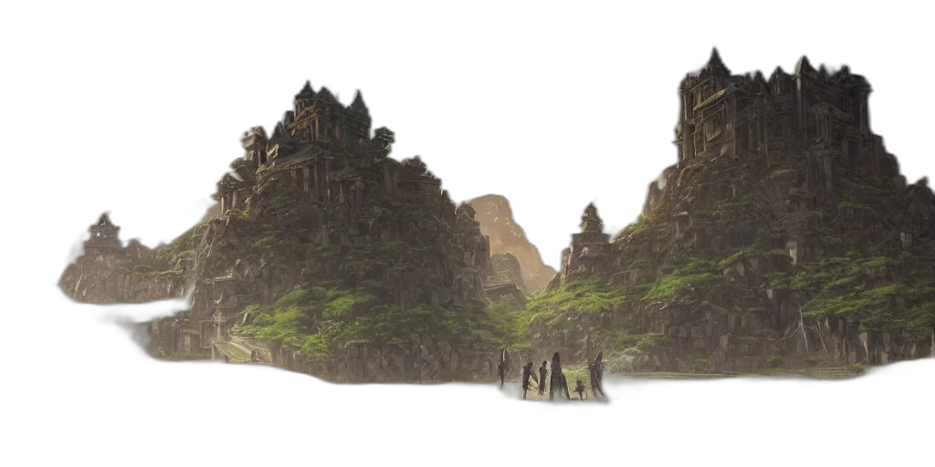 concept art, fantasy art, 3d render, photorealistic transparent PNG cut-out