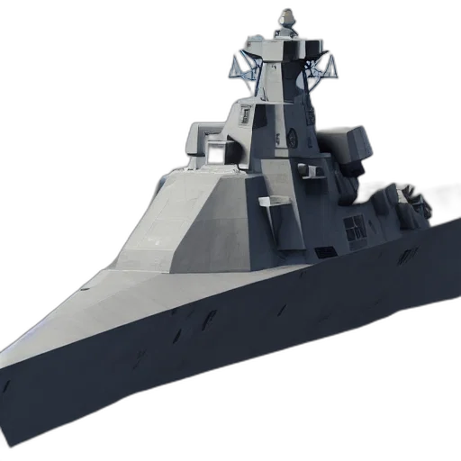 weapon, 3d render, concept art, zumwalt transparent PNG cut-out