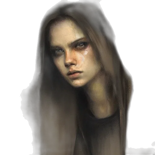 face, jacket, creature, hair transparent PNG cut-out