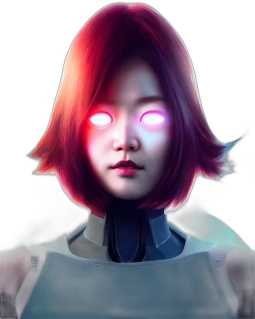 robot, face, mask, staff transparent PNG cut-out