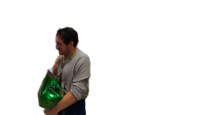staff, mask, bottle, robot transparent PNG cut-out