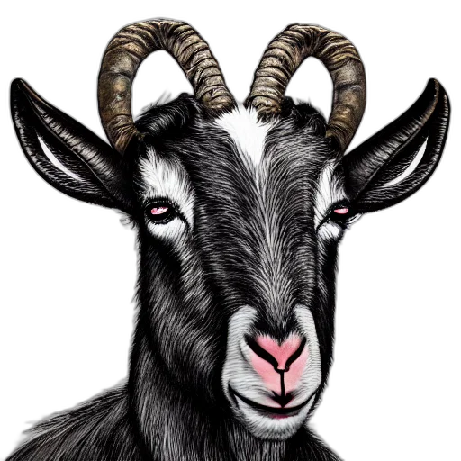 animal, face, photorealistic, fantasy art transparent PNG cut-out