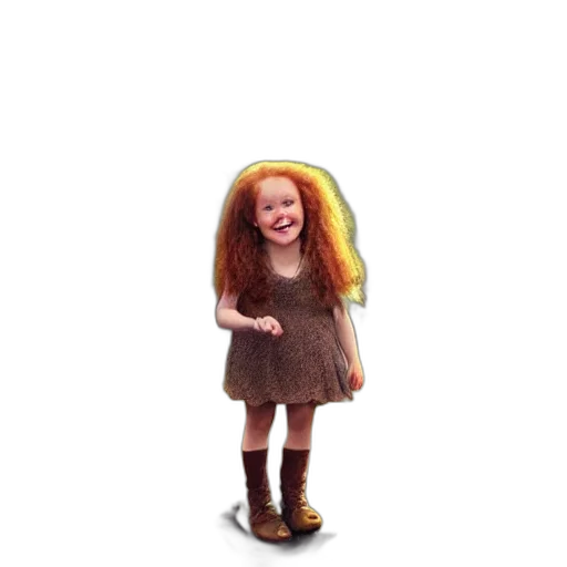 dress, hair, creature, face transparent PNG cut-out