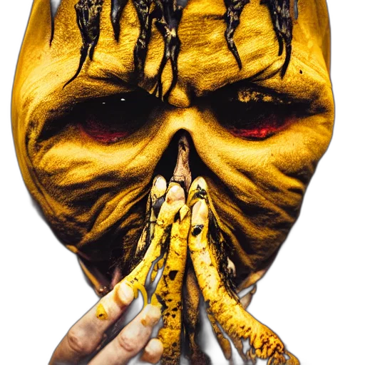 mask, face, creature, jacket transparent PNG cut-out