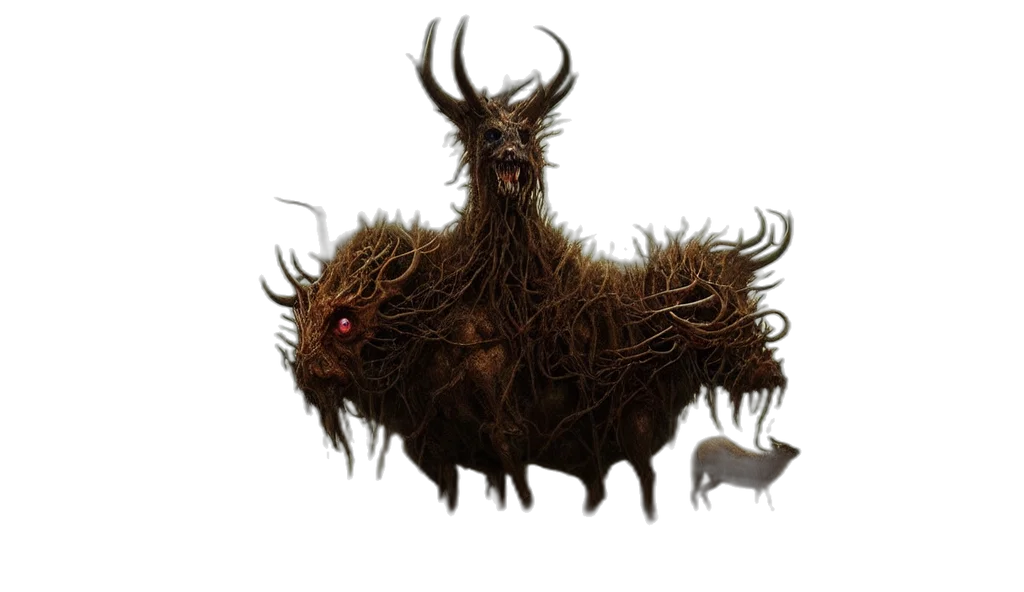 creature, animal, mask, hair transparent PNG cut-out