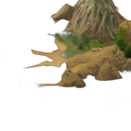 tree, hair, dragon, crown transparent PNG cut-out