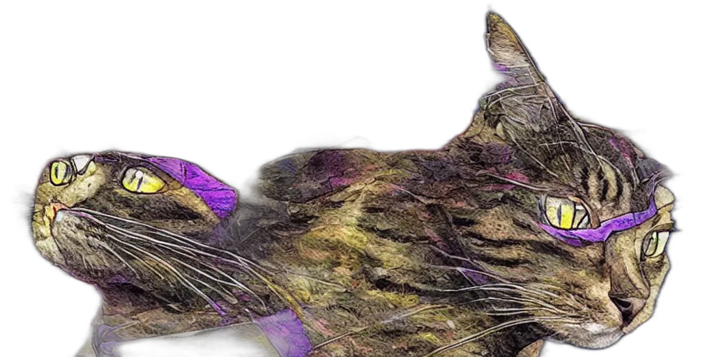 animal, creature, hair, photorealistic transparent PNG cut-out