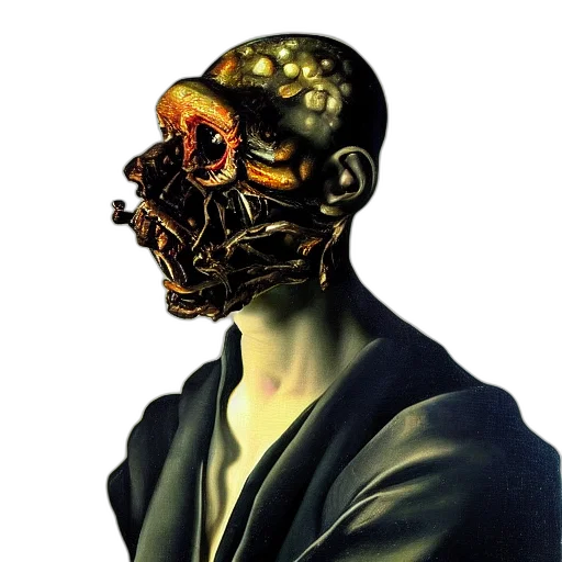 mask, robot, face, creature transparent PNG cut-out