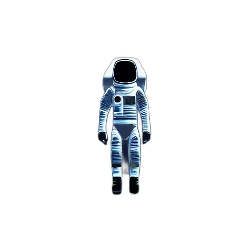 robot, creature, jacket, staff transparent PNG cut-out