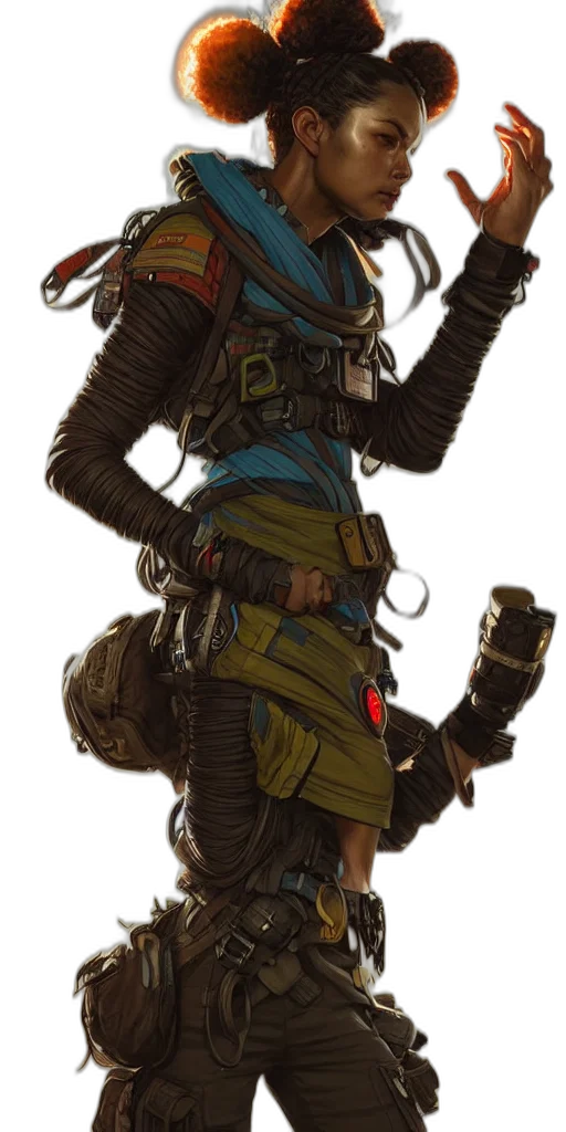 staff, robot, jacket, weapon transparent PNG cut-out
