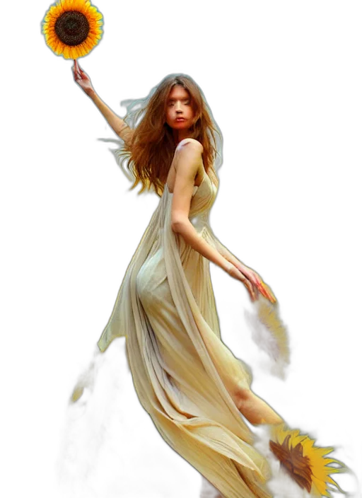 dress, fantasy art, photorealistic, concept art transparent PNG cut-out