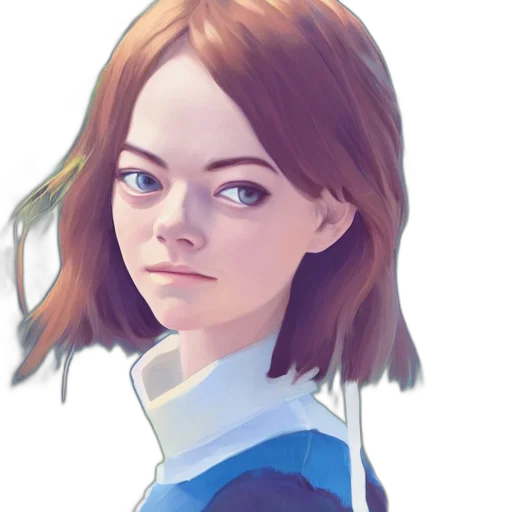 face, jacket, robot, staff transparent PNG cut-out