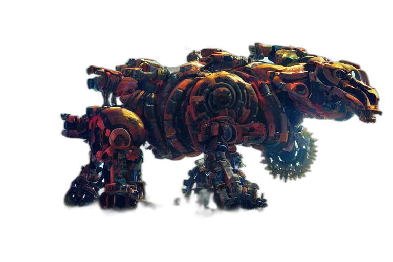 robot, weapon, animal, dragon transparent PNG cut-out