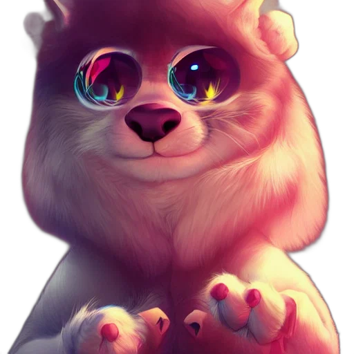 creature, animal, staff, concept art transparent PNG cut-out