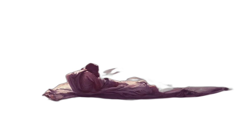 hair, creature, staff, dress transparent PNG cut-out
