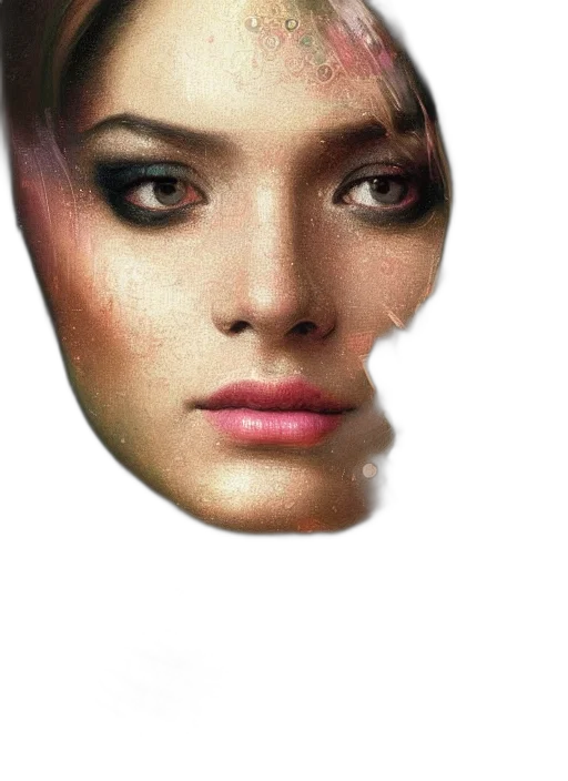 face, mask, crown, jewelry transparent PNG cut-out