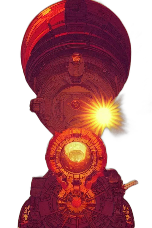 weapon, crown, robot, staff transparent PNG cut-out