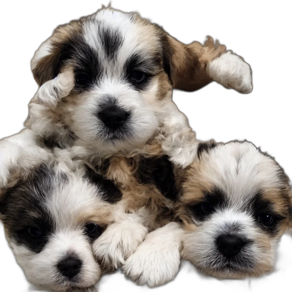 animal, photorealistic, 3d render, puppy transparent PNG cut-out