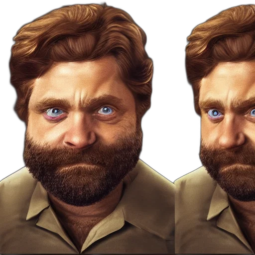 face, concept art, 3d render, photorealistic transparent PNG cut-out