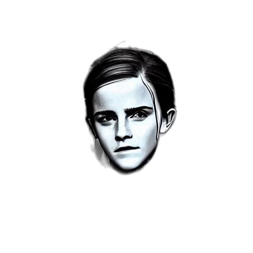 face, mask, hair, cartoon transparent PNG cut-out