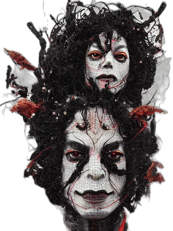 mask, face, crown, concept art transparent PNG cut-out