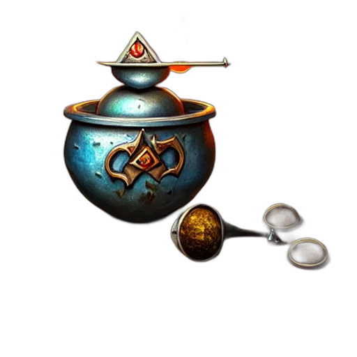 jewelry, staff, weapon, robot transparent PNG cut-out