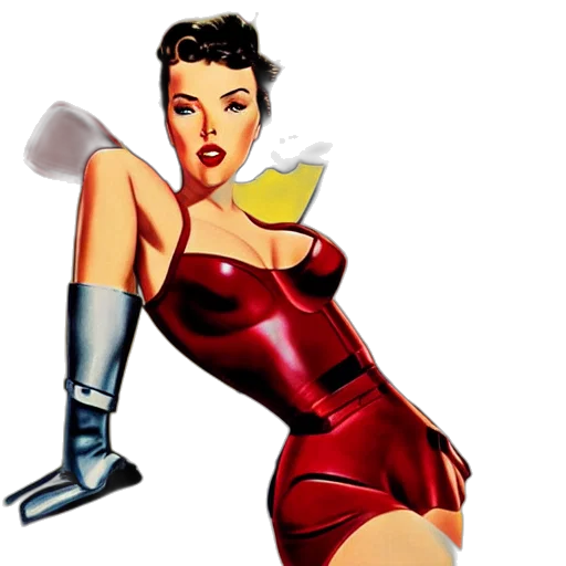 dress, comic book art, concept art, cartoon transparent PNG cut-out