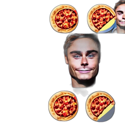 food, face, epic, professional transparent PNG cut-out
