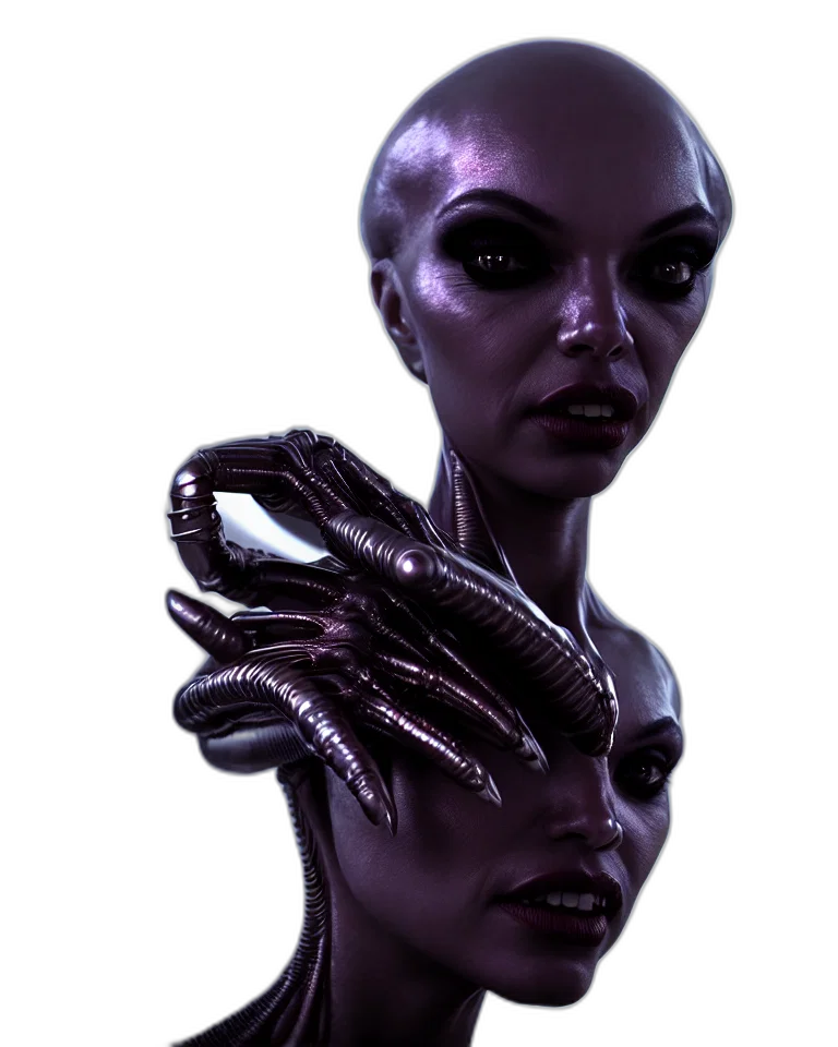 creature, robot, face, mask transparent PNG cut-out